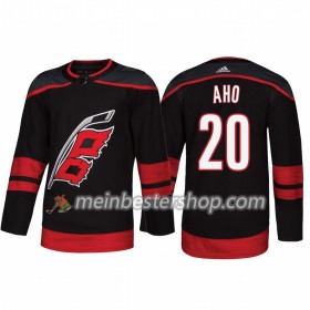 Carolina Hurricanes Aho 20 Adidas 2018-2019 Alternate Trikot Authentic - Herren